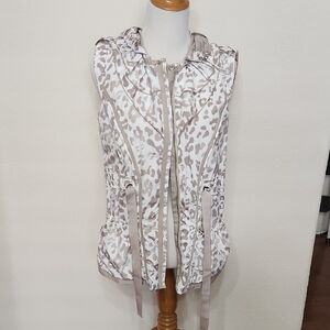 Elie Tahari Leopard Vest
